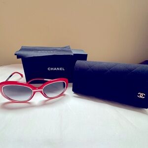Chanel Acetate Oversized Sunglasses